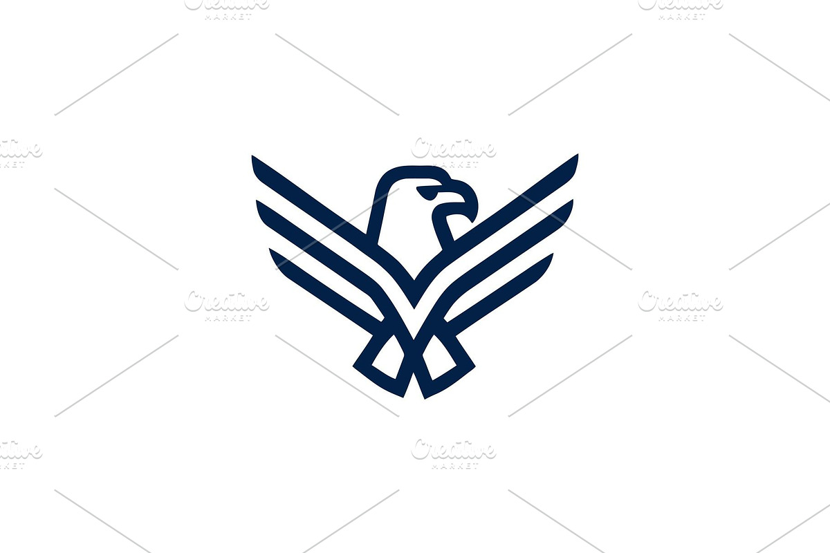 Eagle line art symbol