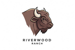iverwood Ranch Buffalo, a Branding & Logo Template by Logocreative