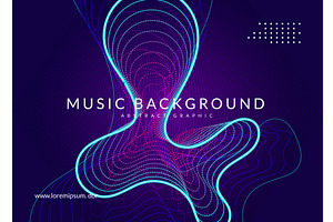 Edm Banner. Violet Dance Event, a Technology Illustration by Holo Art