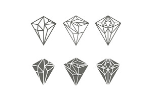 Crystal Diamond Collection Set, a Finance Illustration by Atlantis X Nurman Arbai