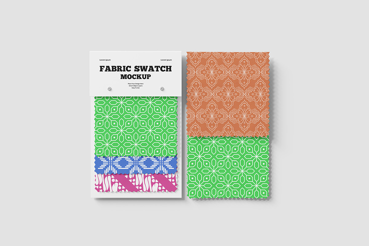 Fabric Swatch Mockup, a Product Mockup by Indah (Photo 6 of 6)