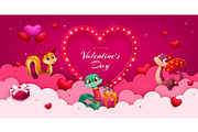 Valentine Day paper cut card, an Illustration by Buch&Bee (Thumbnail 3 of 3)
