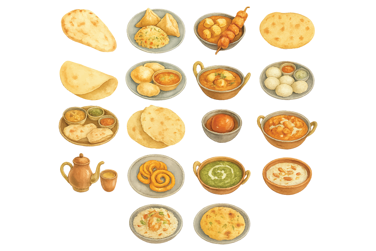 Indian Street Food Collection, an Object Graphic by RT Studio (Photo 2 of 4)