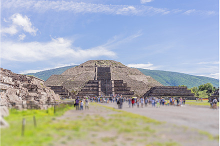 Teotihuacan, ancient Mesoamerican, an Architecture Photo by Elizaveta Galitskaya