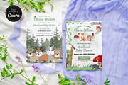 Woodland Boy Shower Invitation Temp, an Invitation Template by Snapybiz (Thumbnail 10 of 11)