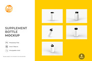 Supplement Bottle Mockup – 05 PSD, a Packaging Mockup by Adstart (Thumbnail 4 of 5)