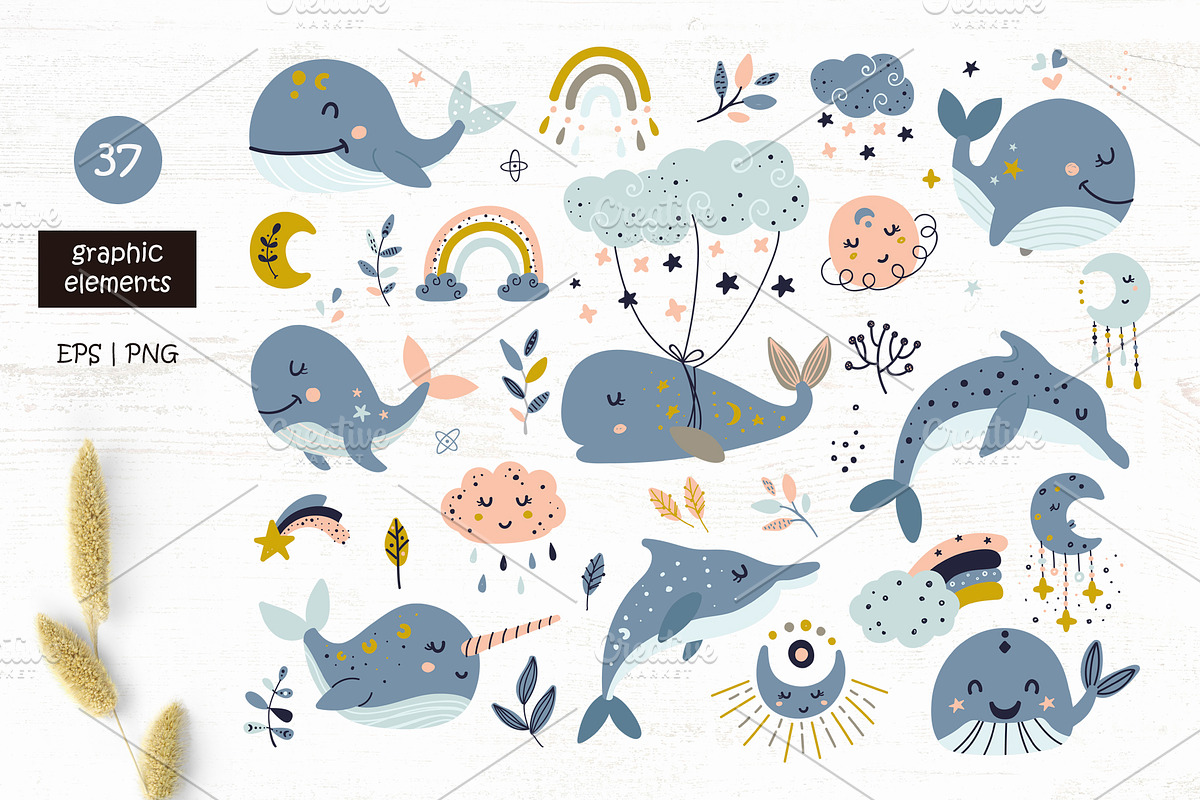 Celestial whales, a Graphic by Nafanya (Photo 3 of 10)