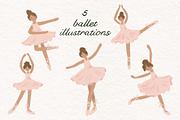 Ballerina Illustrations, a Person Illustration by Olive & Lu Paper (Thumbnail 3 of 3)