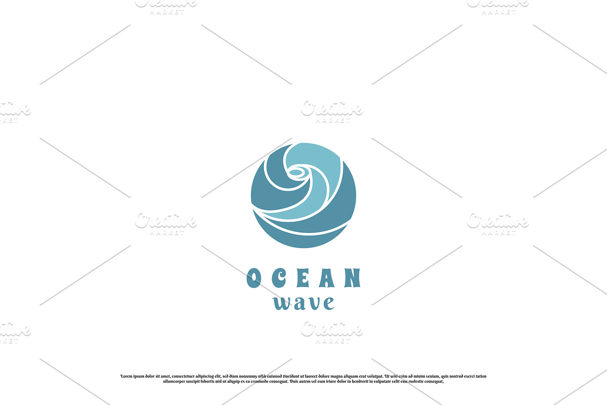 Water Circle Logo Design Icon, a Branding & Logo Template by Morvana Crew