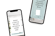 Magnolia Pinterest Templates, a Social Media Template by Coded Creative (Thumbnail 3 of 6)