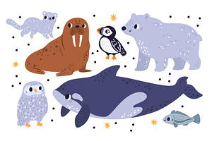 Cute Arctic And Polar Animals