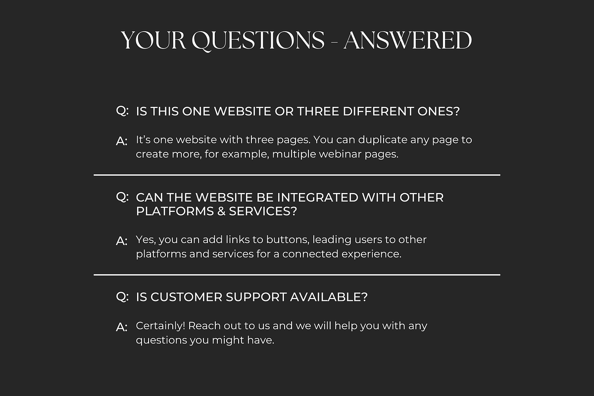 Social Media Manager Canva Website, an App Template by Meraki Templates (Photo 10 of 10)