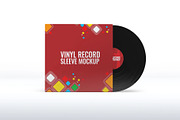 Vinyl Record Sleeve Mock-Up, a Product Mockup by Se٧enStudio (Thumbnail 2 of 9)