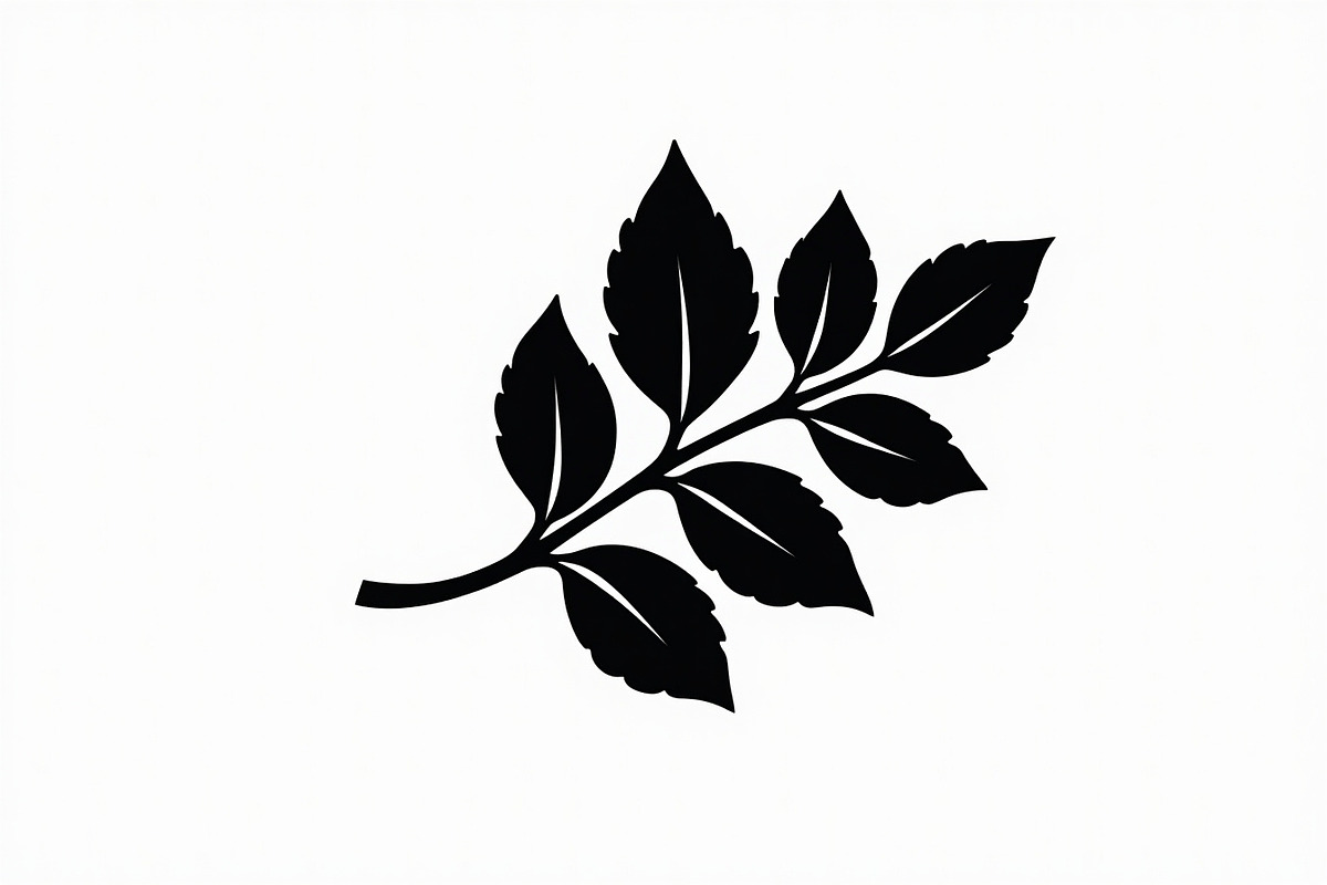 This elegant Leaf and Branch Botanic, an Illustration by Amazin_art (Photo 10 of 21)