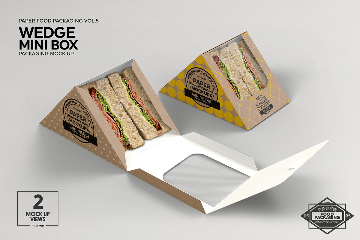 VOL.5: Food Box Packaging Mockups, a Packaging Mockup by INCDesign (Photo 18 of 21)