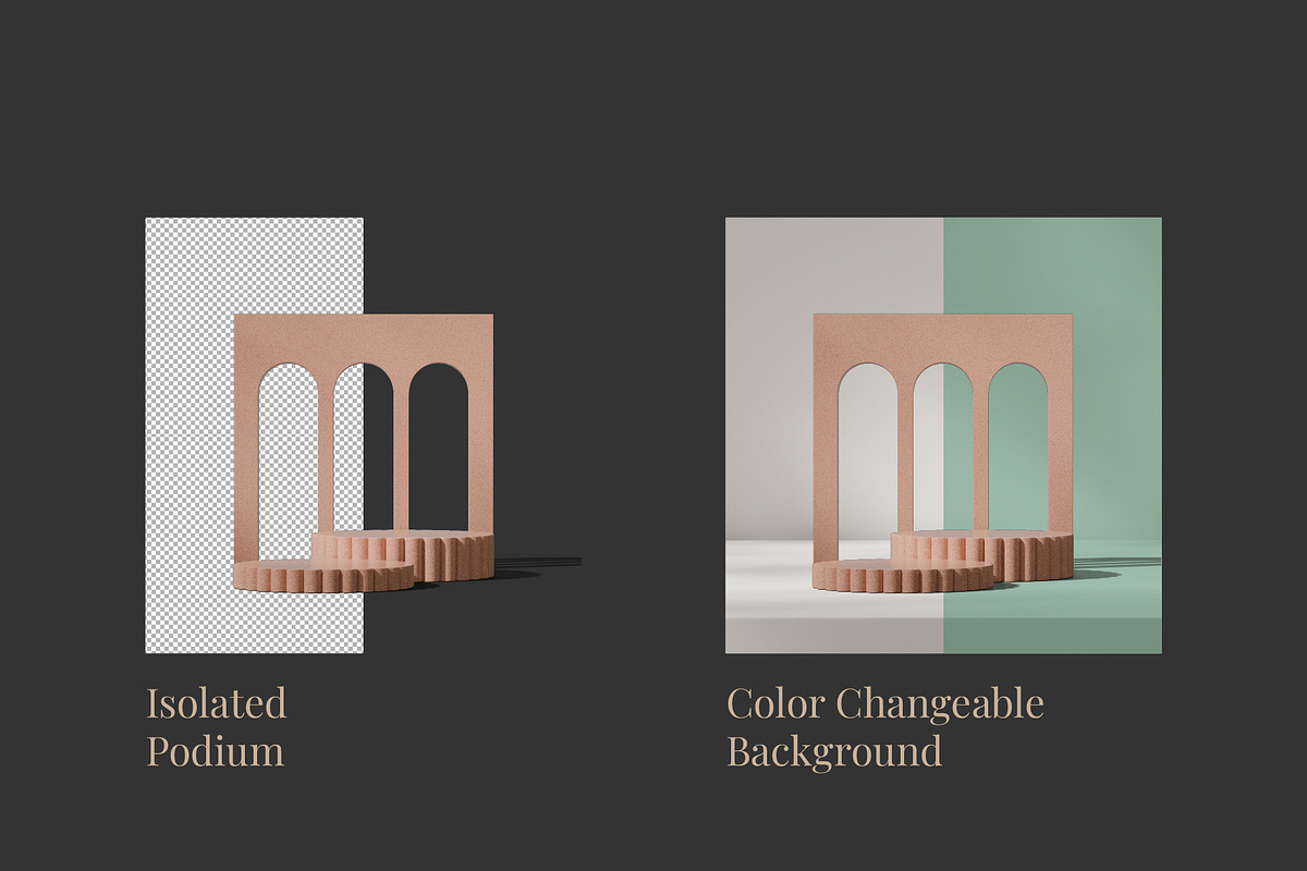 5 Podium with Transparent Background, a Background Graphic by faustudio (Photo 2 of 7)