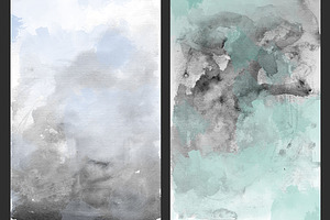 Pastel Ombre Watercolor Backgrounds