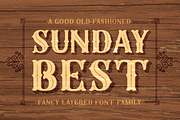 Sunday Best Complete Family, a Font by Ornaments of Grace (Thumbnail 1 of 5)