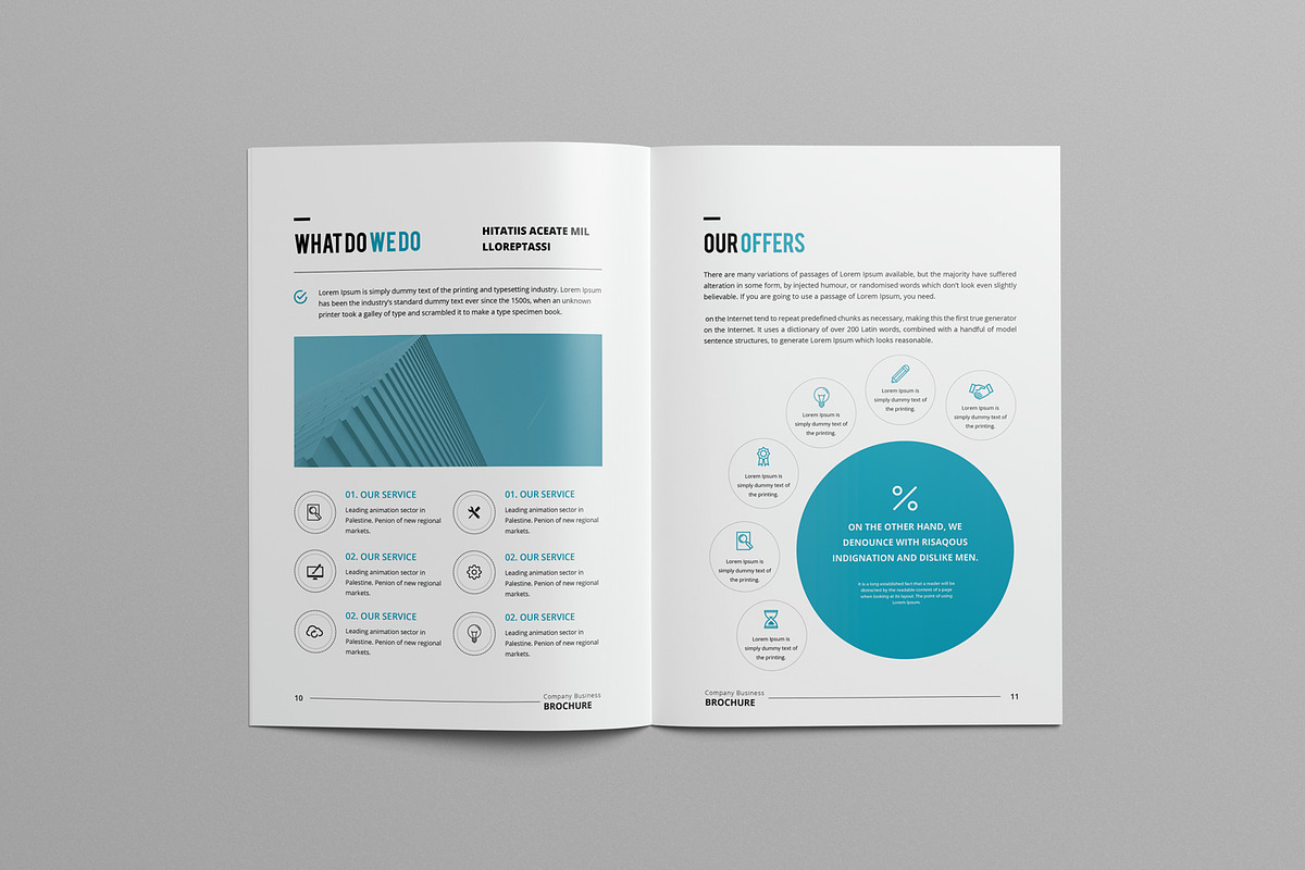 Clean & Modern Multipurpose Brochure, a Brochure Template by Pro-Gh (Photo 6 of 8)