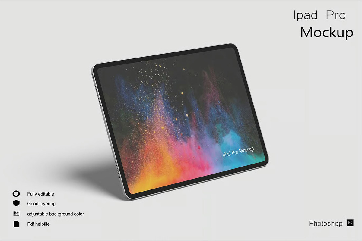 Ipad Pro Mockup, an iPad Mockup by zpackcreative (Photo 1 of 5)