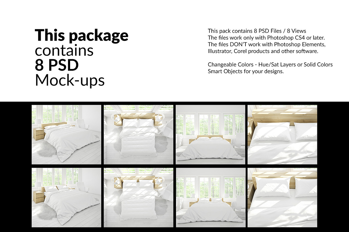 Bedding Mockups, a Product Mockup by mock-ups (Photo 2 of 17)