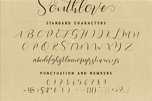 Southlove Script Font