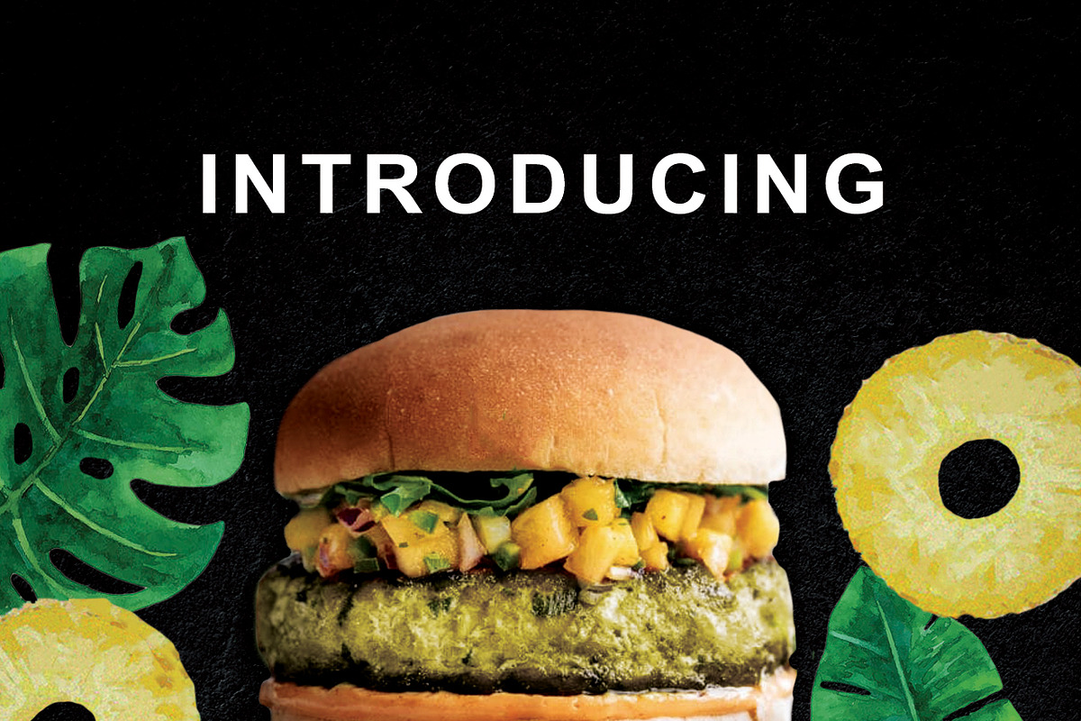 Introducing Veggie Burger PSD Flyer, a Poster Template by Love Giftery (Photo 2 of 2)