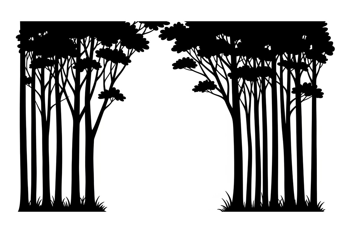 Forest Frame Silhouette SVG Bundle, an Illustration by jahid234 (Photo 37 of 51)