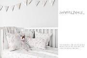 Baby Crib Duvet & Pillows Mockup, a Household Mockup by mock-ups (Thumbnail 11 of 13)