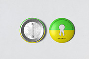 Realistic Pin Button Badge Mockup, a Bottom Mockup by Graphic Deal (Thumbnail 2 of 8)