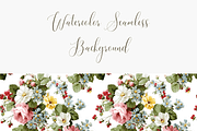 Vintage Floral Seamless Pattern, a Pattern Graphic by Pati Charm Studio (Thumbnail 3 of 6)