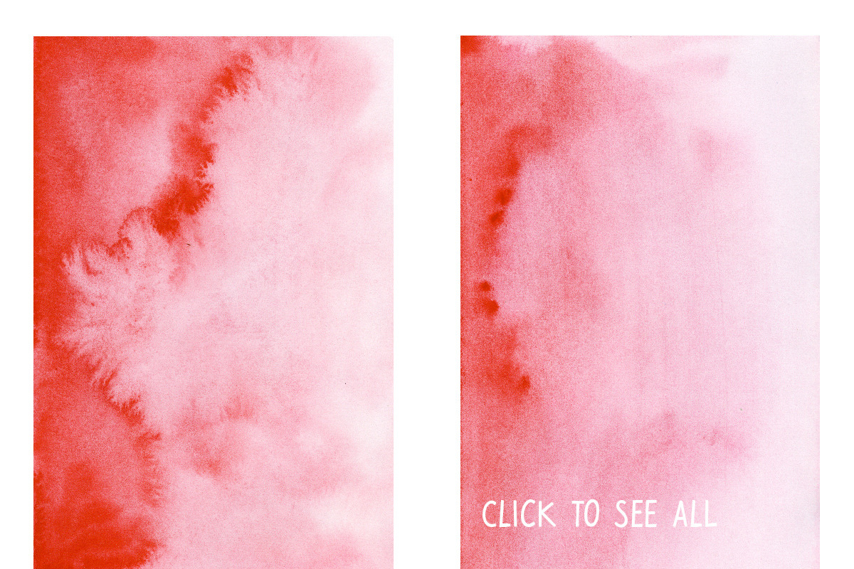 Watercolor Ombre Backgrounds (red), a Texture Graphic by Julia Bausenhardt (Photo 2 of 2)