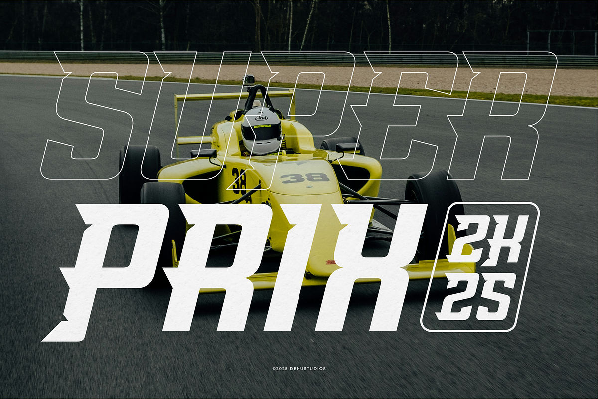 Amang Racing | Bold Racing Font, a Font by Denustudios (Photo 3 of 12)