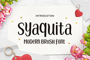 Syaquita Font, a Font by Areatype (Thumbnail 1 of 11)