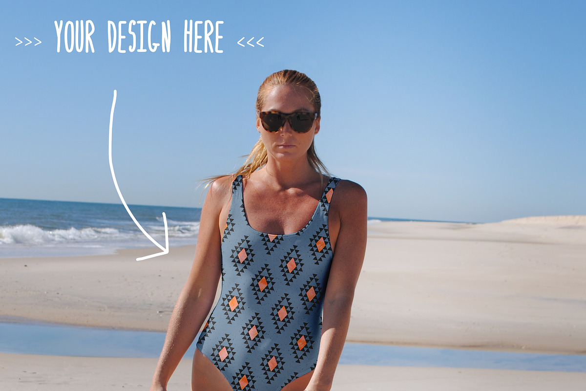 Bathing Suit Mock Up, a Product Mockup by Schatzi Graphik (Photo 3 of 8)