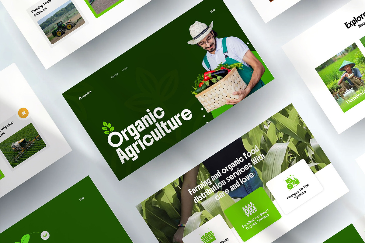 Organic Agriculture Presentation, a Presentation Template by KreateTribe (Photo 3 of 6)