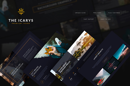 Icarys Powerpoint Template Design, a Presentation Template by Rocketstill
