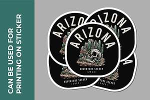 Vintage Outdoor Badge Arizona