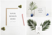 The Palm Leaves Bundle, a Print Template by Imperium Nordique (Thumbnail 4 of 5)