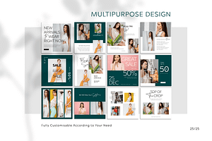 Fashionista II Instagram Templates