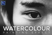 Watercolour Photoshop Action, an Action Add-On by Dene Studios (Thumbnail 1 of 14)