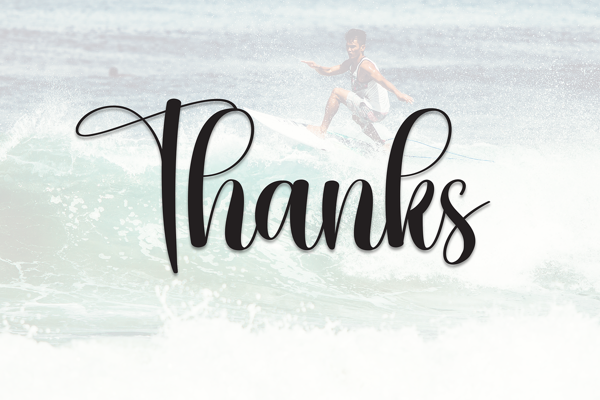 Surfing | Script Font, a Handwritten Font by Scratchones (Photo 9 of 9)