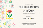 Tiny Colorful Stamp Illustrations, a Decorative Illustration by Eldorado Design Co. (Thumbnail 3 of 8)