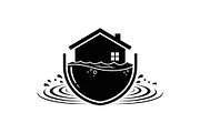 50 Flooded Home Silhouette Bundle, an Illustration by Designs_River (Thumbnail 19 of 51)