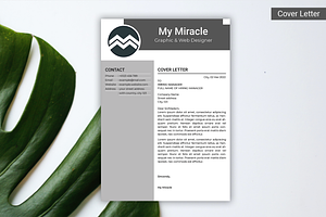 Clean One-Page CV / Resume Template