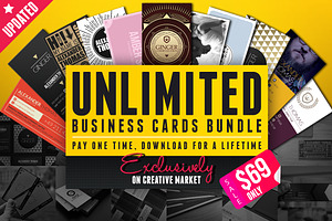 Unlimited Business Cards Bundle, a Business Card Template by Marvel