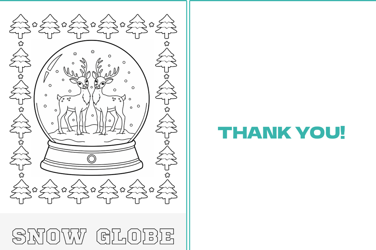 Kids Winter Holidays Coloring Pages, a Seasonal Illustration by Nuvame Arts & Designs (Photo 14 of 14)