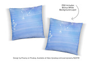Two Pillow Mockup Bundle - PSD & JPG, a Product Mockup by MelissaBMockups (Thumbnail 5 of 8)