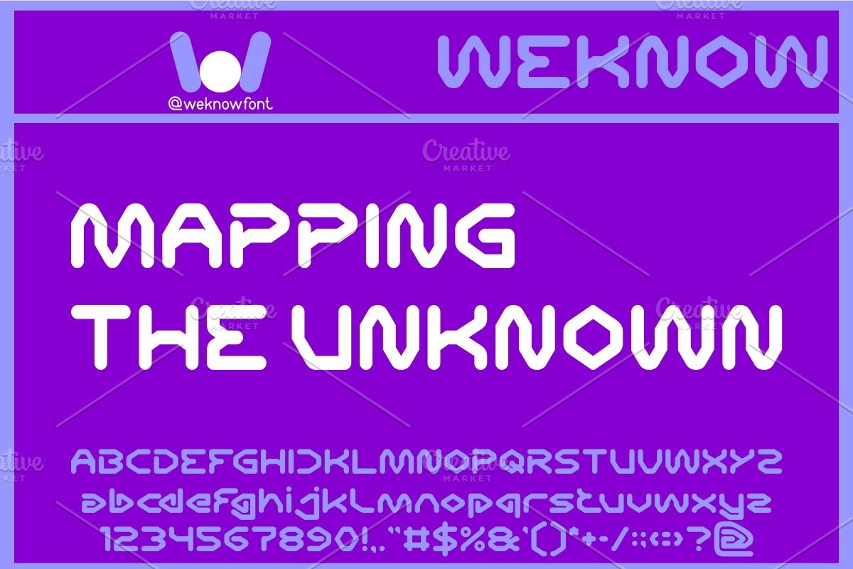 Scifi Universe font, a Font by weknow (Photo 5 of 8)
