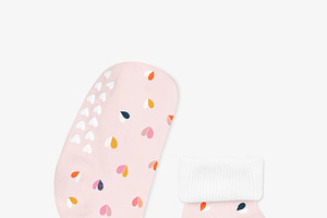 Non-slip Baby Socks Mock-ups Set